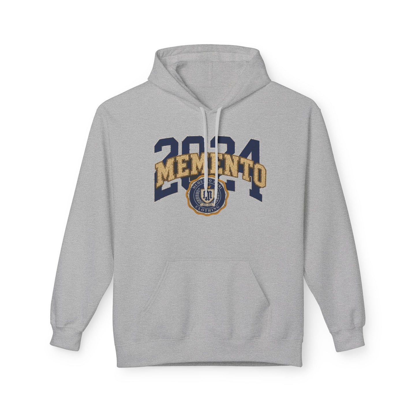 2024 Memento Hoodie — Retro Varsity Graduation Pullover