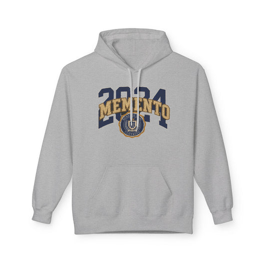 2024 Memento Hoodie — Retro Varsity Graduation Pullover