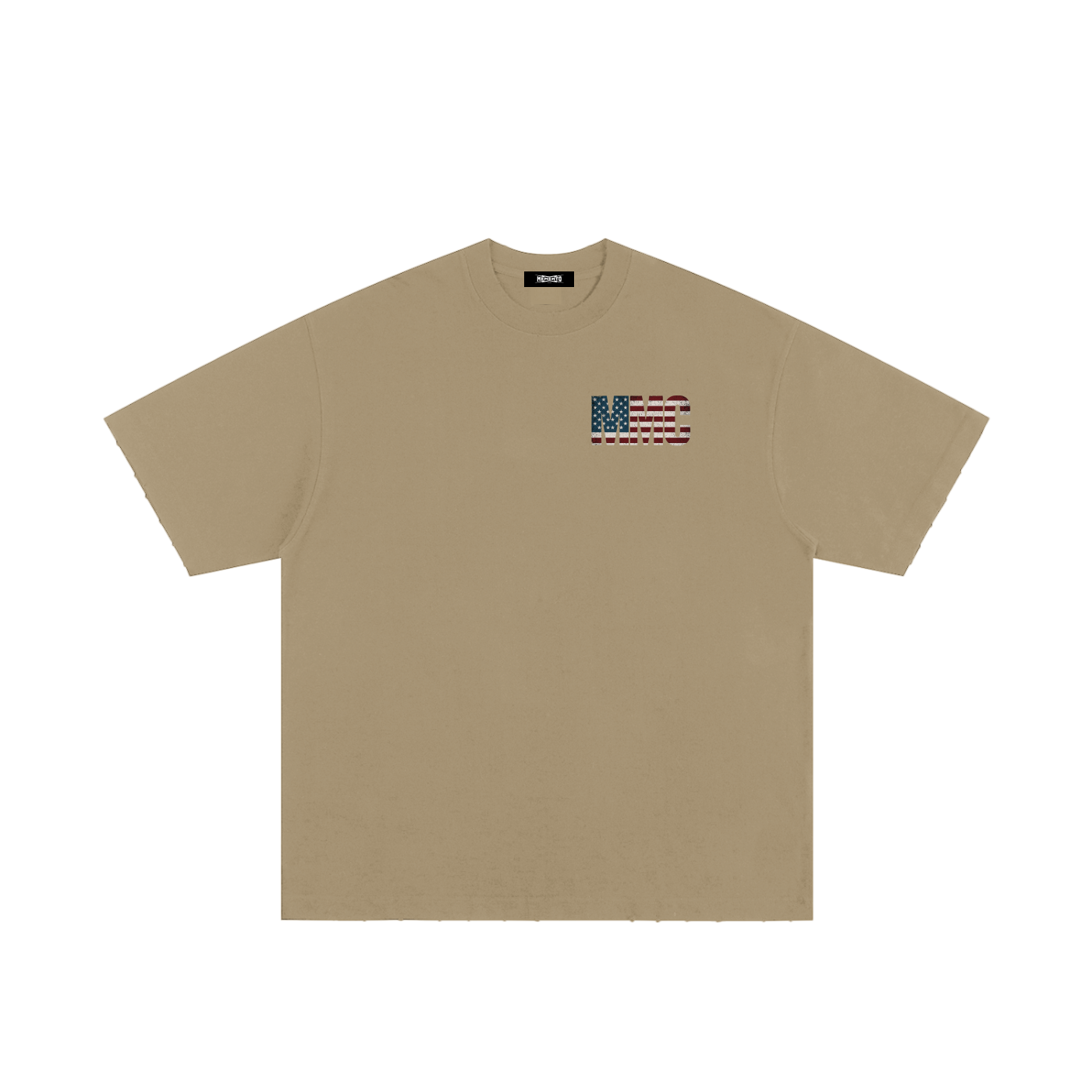 MMC Flag Heavyweight Hand-frayed T-Shirt - Memento Mori Clothing