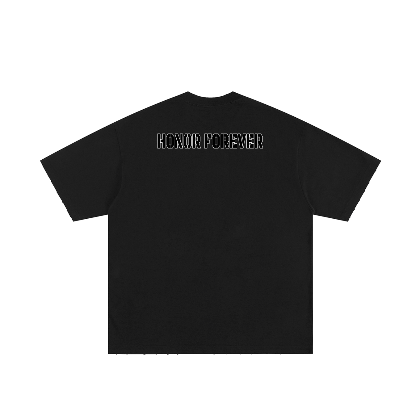 Heavyweight Hand-frayed T-Shirt