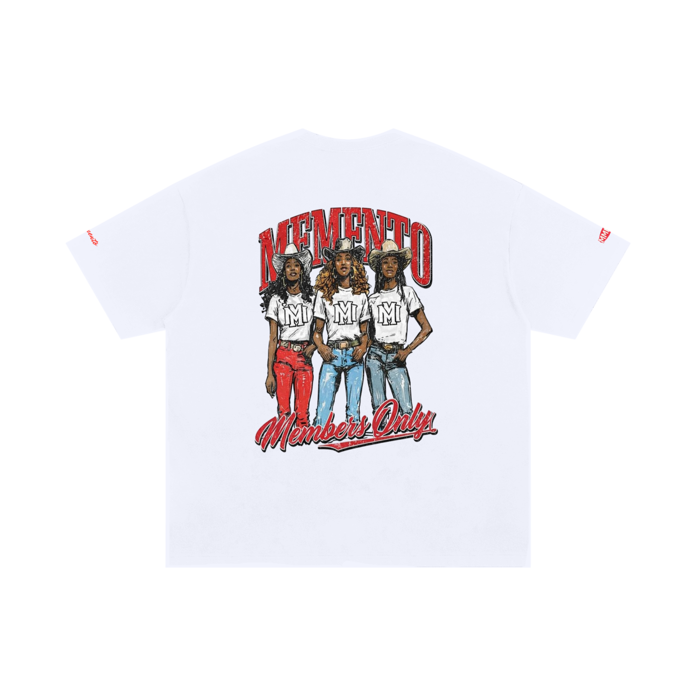 Cowgirls Unisex Oversized Cotton T-Shirt - Memento Mori Clothing