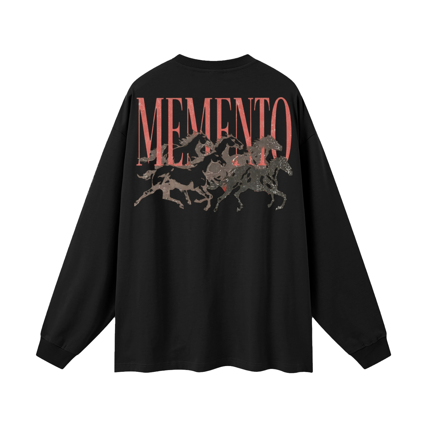 Memento Herd Oversized Unisex Long Sleeve T-Shirt - Memento Mori Clothing