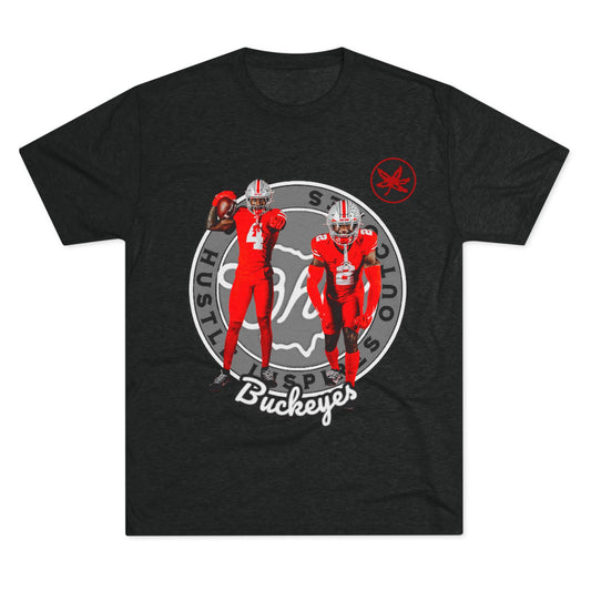 Buckeyes Unisex Tri-Blend T-shirt - Memento Mori Clothing