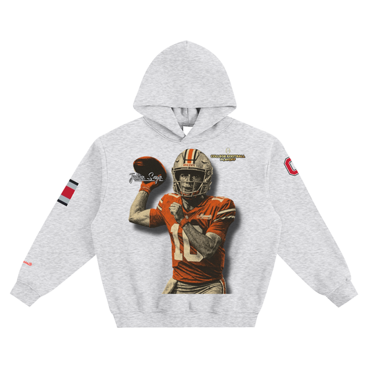 Just Sayin…Fleeced Boxy Hoodie