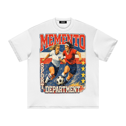 Women's Futbol Heavyweight T-Shirt - Memento Mori Clothing