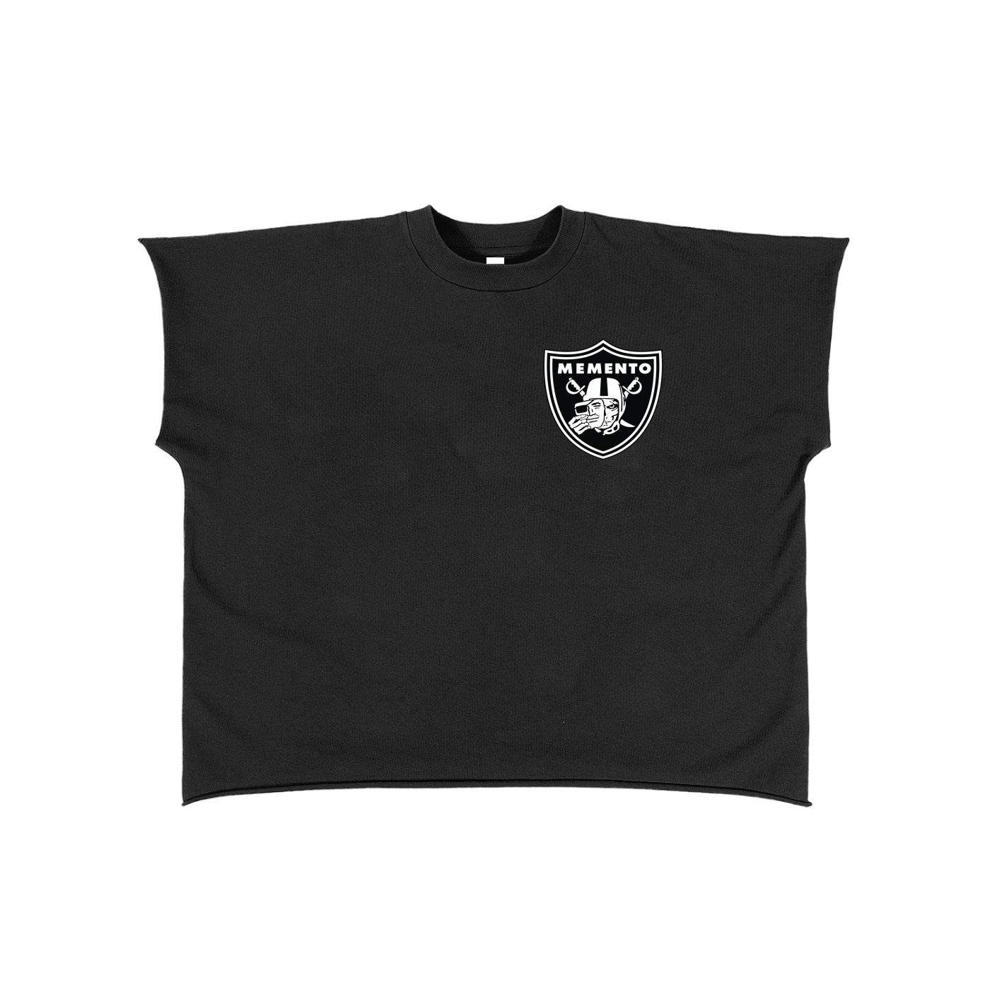 Raw Edge Boxy Non-Shrink T-Shirt - Memento Mori Clothing