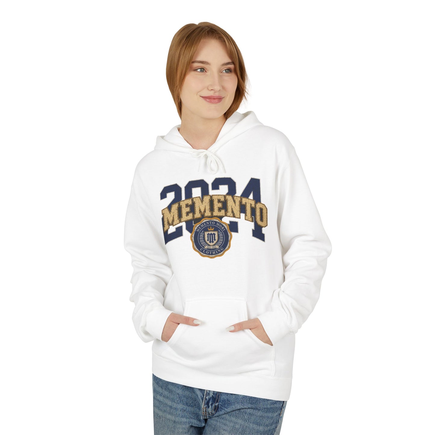 2024 Memento Hoodie — Retro Varsity Graduation Pullover