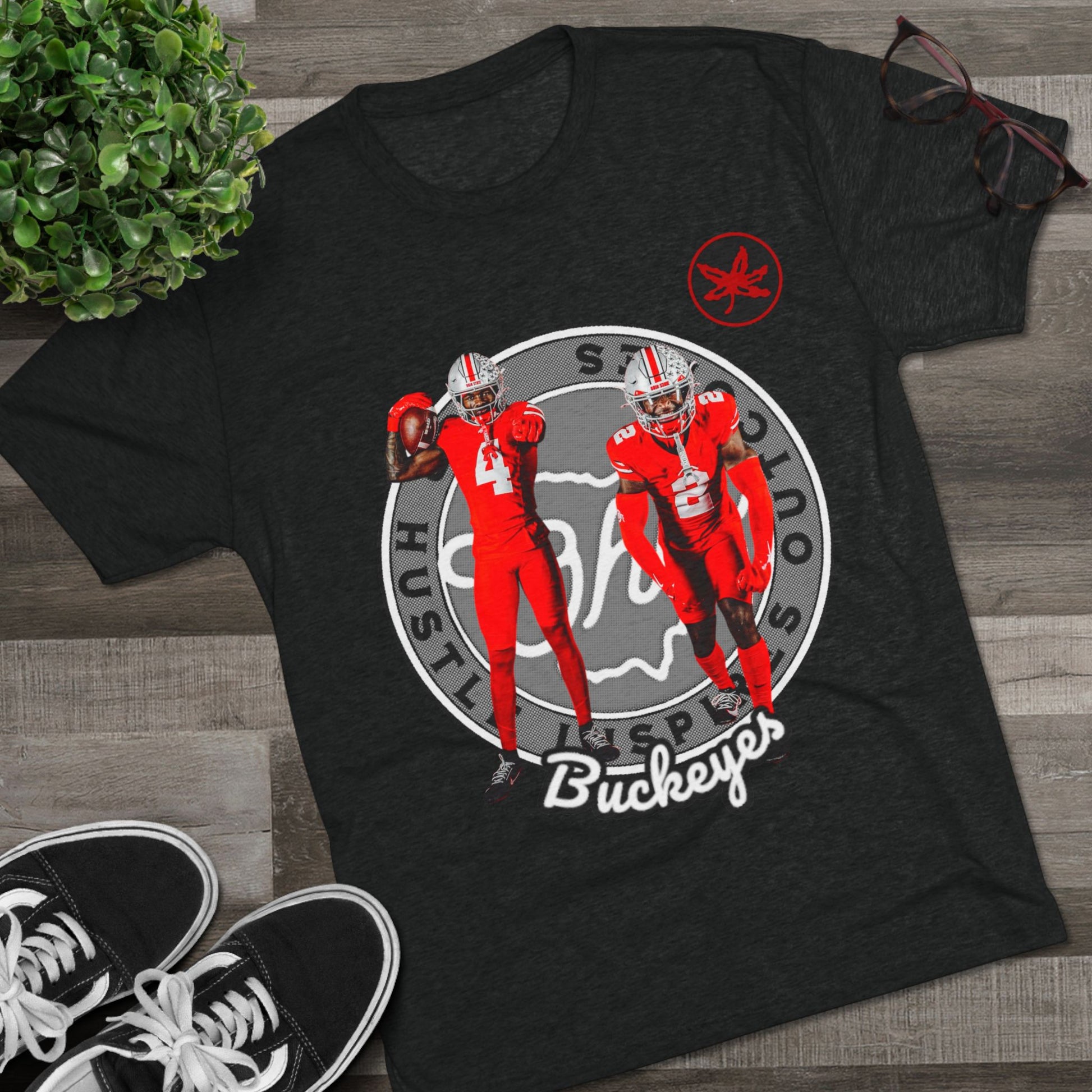 Buckeyes Unisex Tri-Blend T-shirt - Memento Mori Clothing