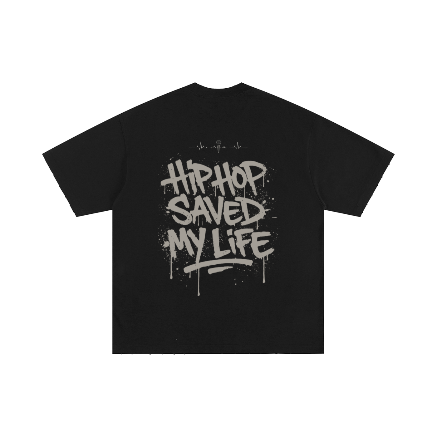 Hip Hop Saved Me Hand-frayed T-Shirt