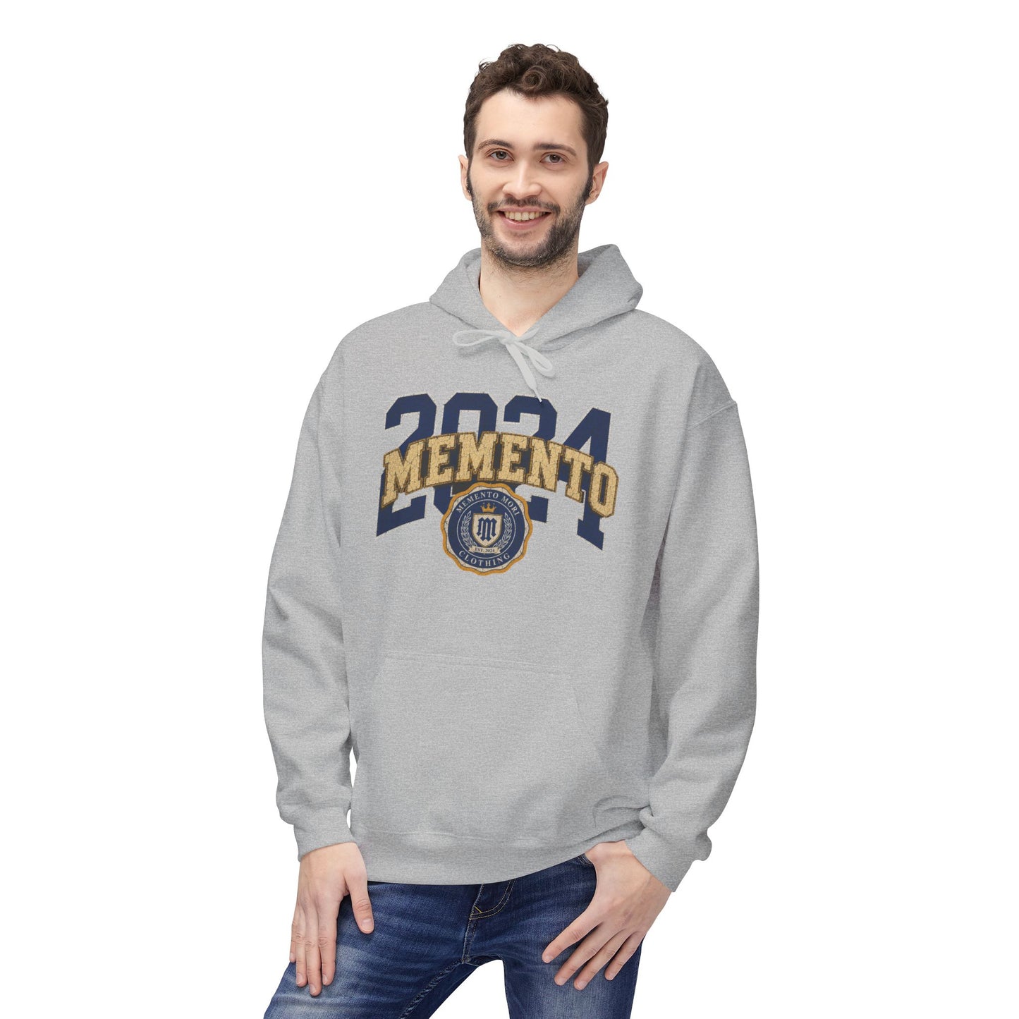 2024 Memento Hoodie — Retro Varsity Graduation Pullover