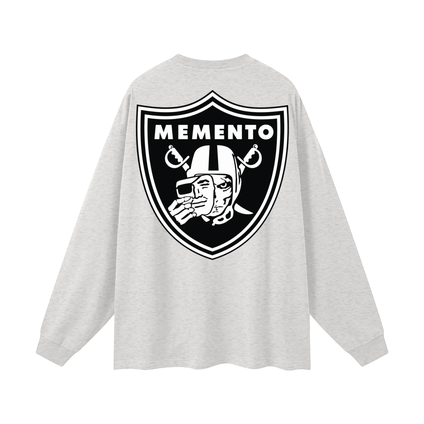 Oversized Unisex Long Sleeve T-Shirt - Memento Mori Clothing