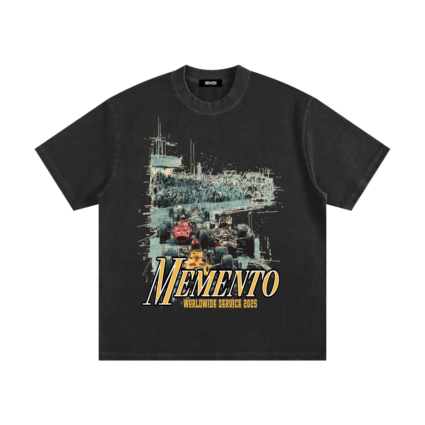 Memento 500 Vintage Washed Frayed T-Shirt