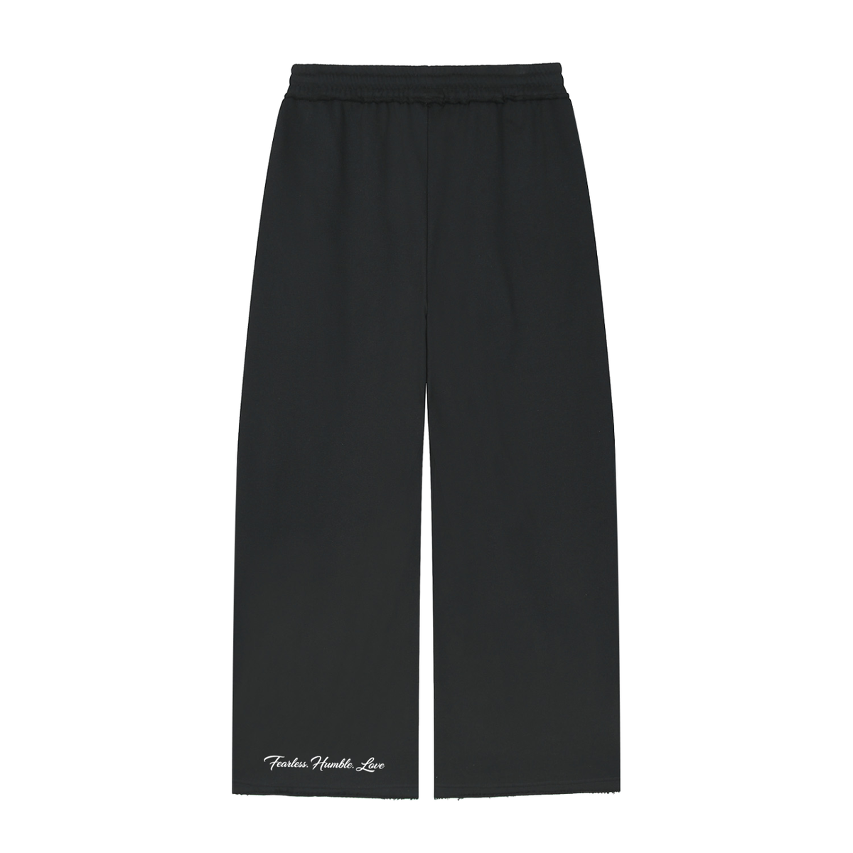 Women’s Wide Leg Raw Edge Sweatpants