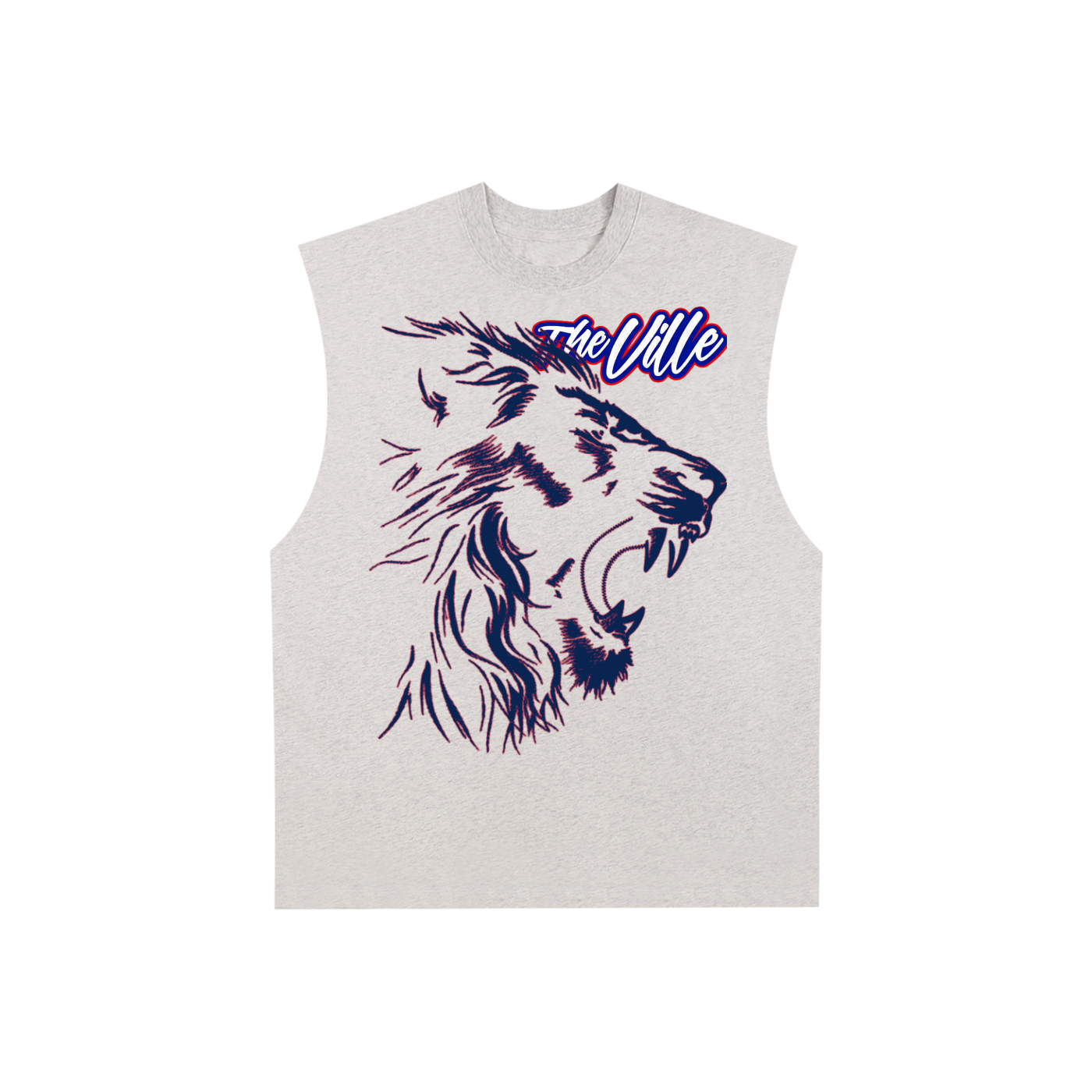 Raw Edge Cotton Tank Top
