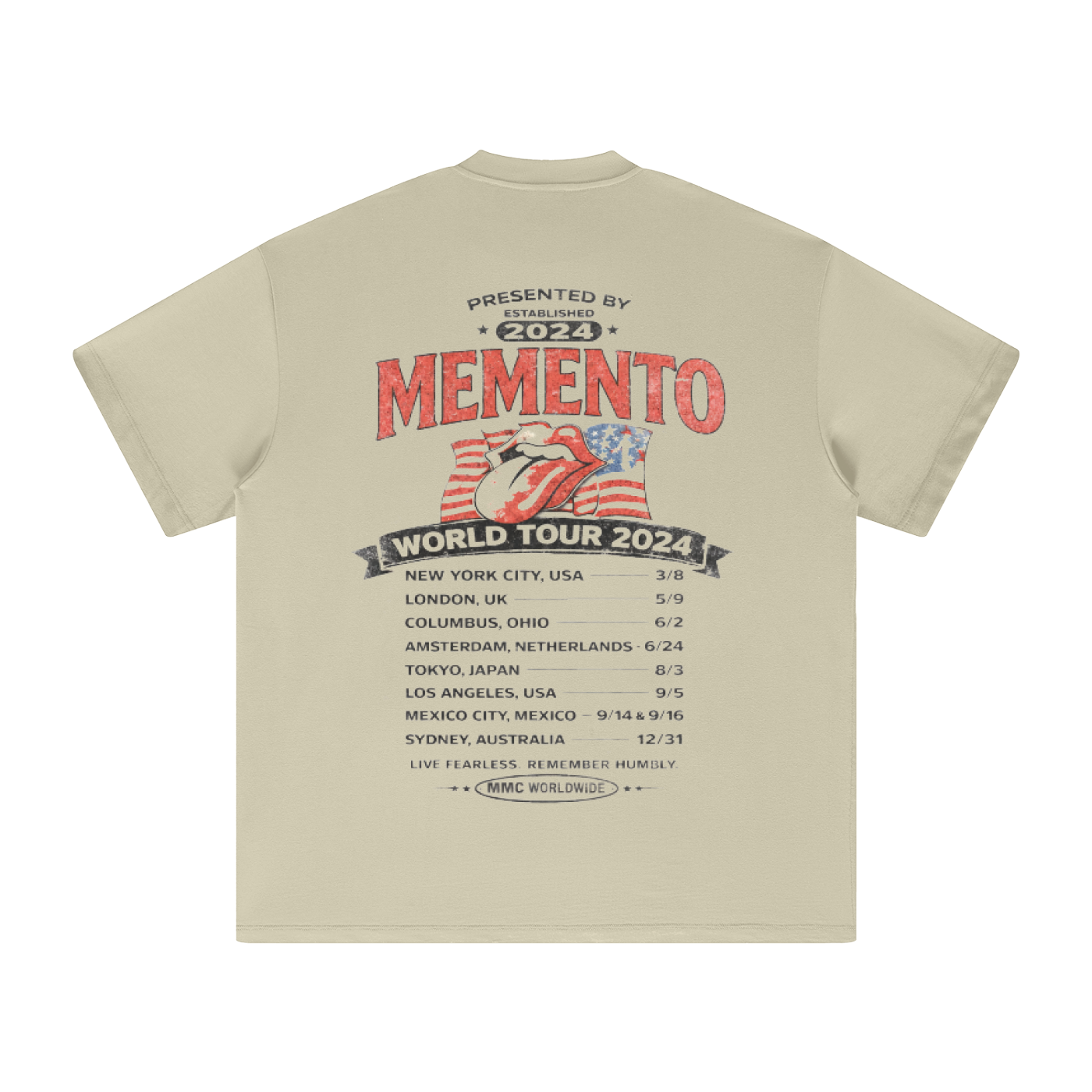 Memento World Tour T-Shirt - Memento Mori Clothing