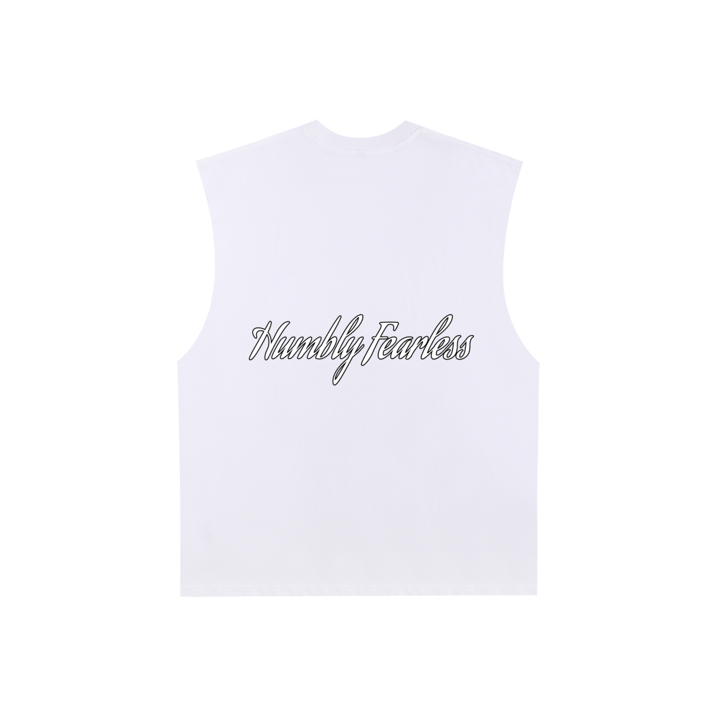 Memento Raw Edge Cotton Tank Top