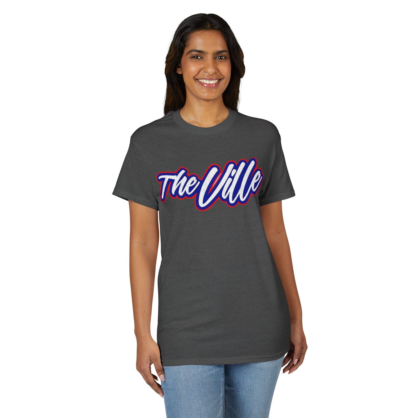 The Ville Script T-Shirt — Retro Athletic Graphic Tee