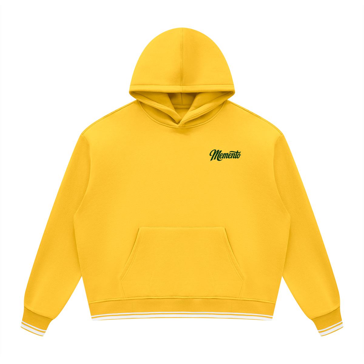 Unisex Oversized Color Block Fleece Hoodie