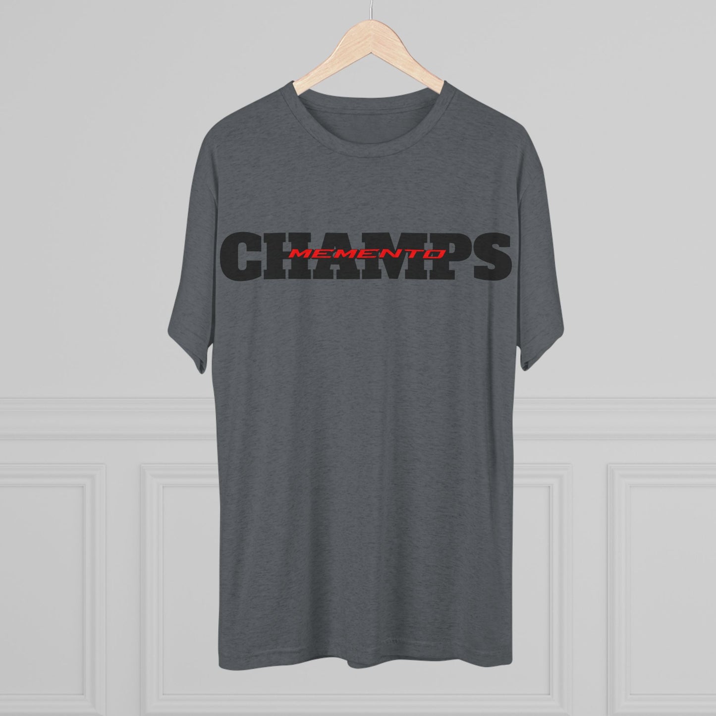 CHAMPS Unisex Tri-Blend Crew Tee - Memento Mori Clothing