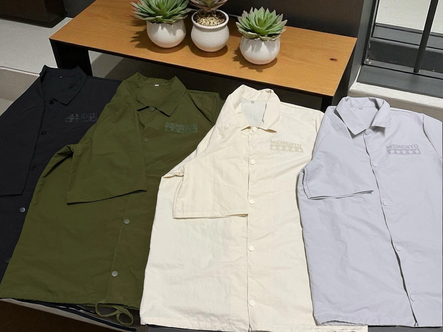 Memento Short Sleeve Coaching Jacket - Memento Mori Clothing