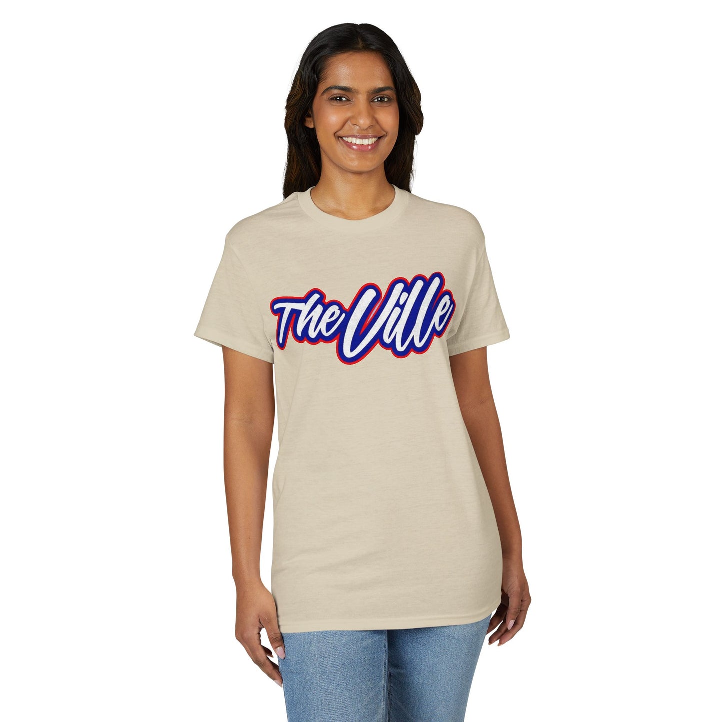The Ville Script T-Shirt — Retro Athletic Graphic Tee