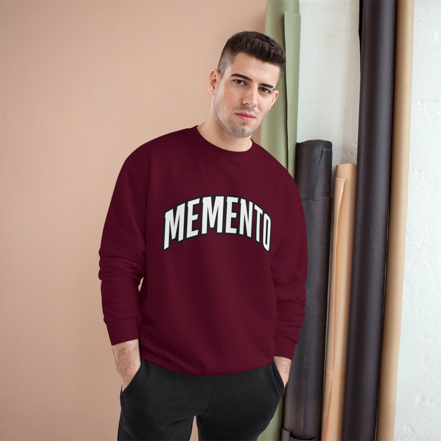 Champion Crewneck Sweatshirt — Memento Essential Everyday Comfy Pullover
