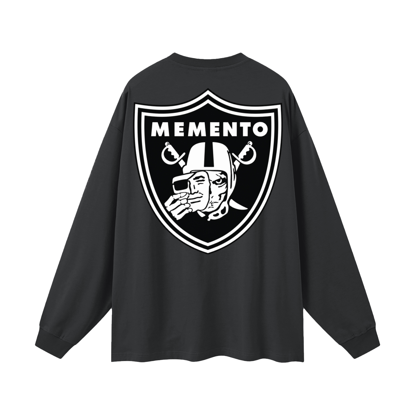 Oversized Unisex Long Sleeve T-Shirt - Memento Mori Clothing