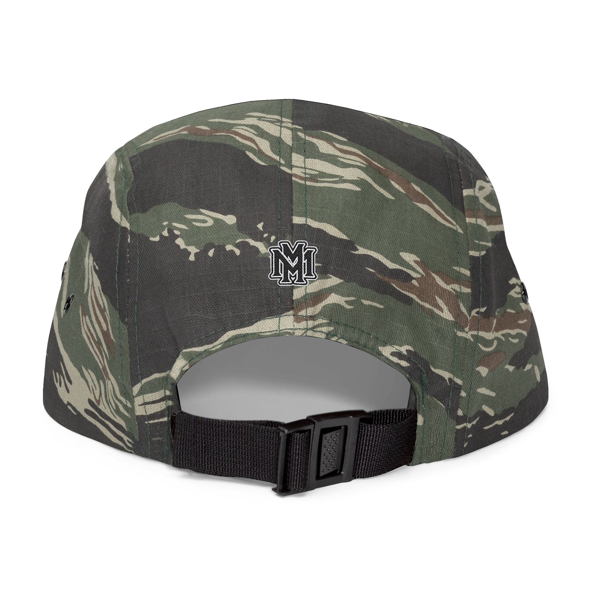 Embroidered 5 Panel Cap - Memento Logo Design - Memento Mori Clothing