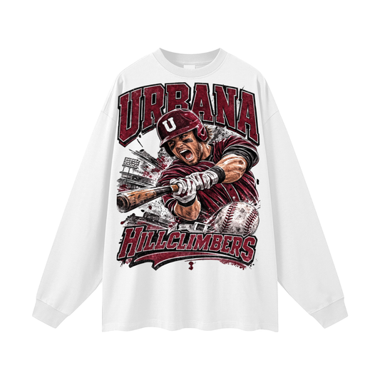 Urbana 3 Oversized Unisex Long Sleeve T-Shirt - Memento Mori Clothing