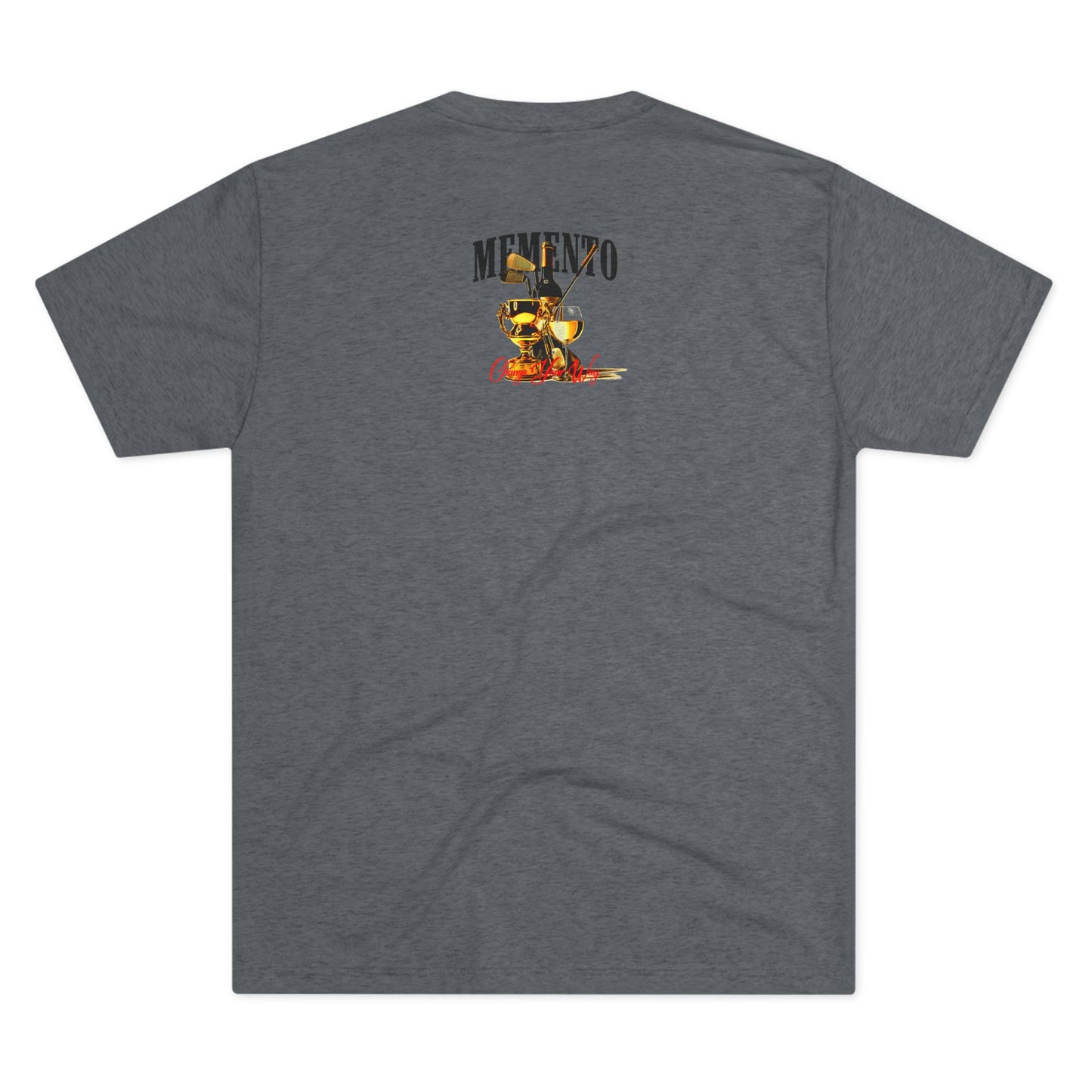 Golf Memento Members Club Vintage Retro Stripe T‑Shirt - Memento Mori Clothing