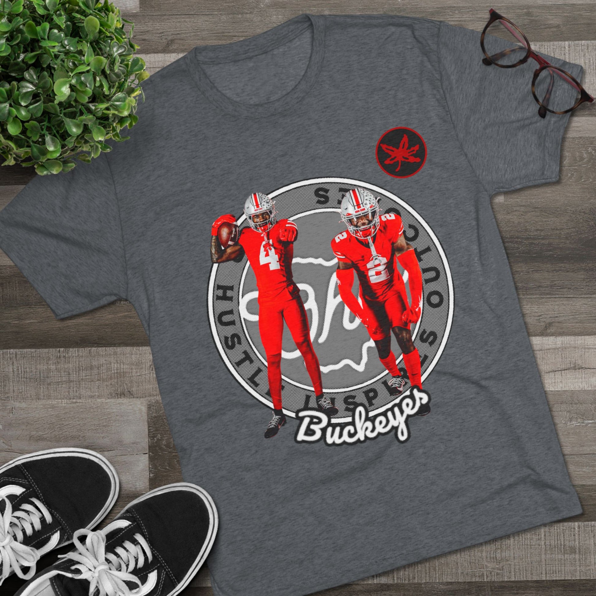 Buckeyes Unisex Tri-Blend T-shirt - Memento Mori Clothing