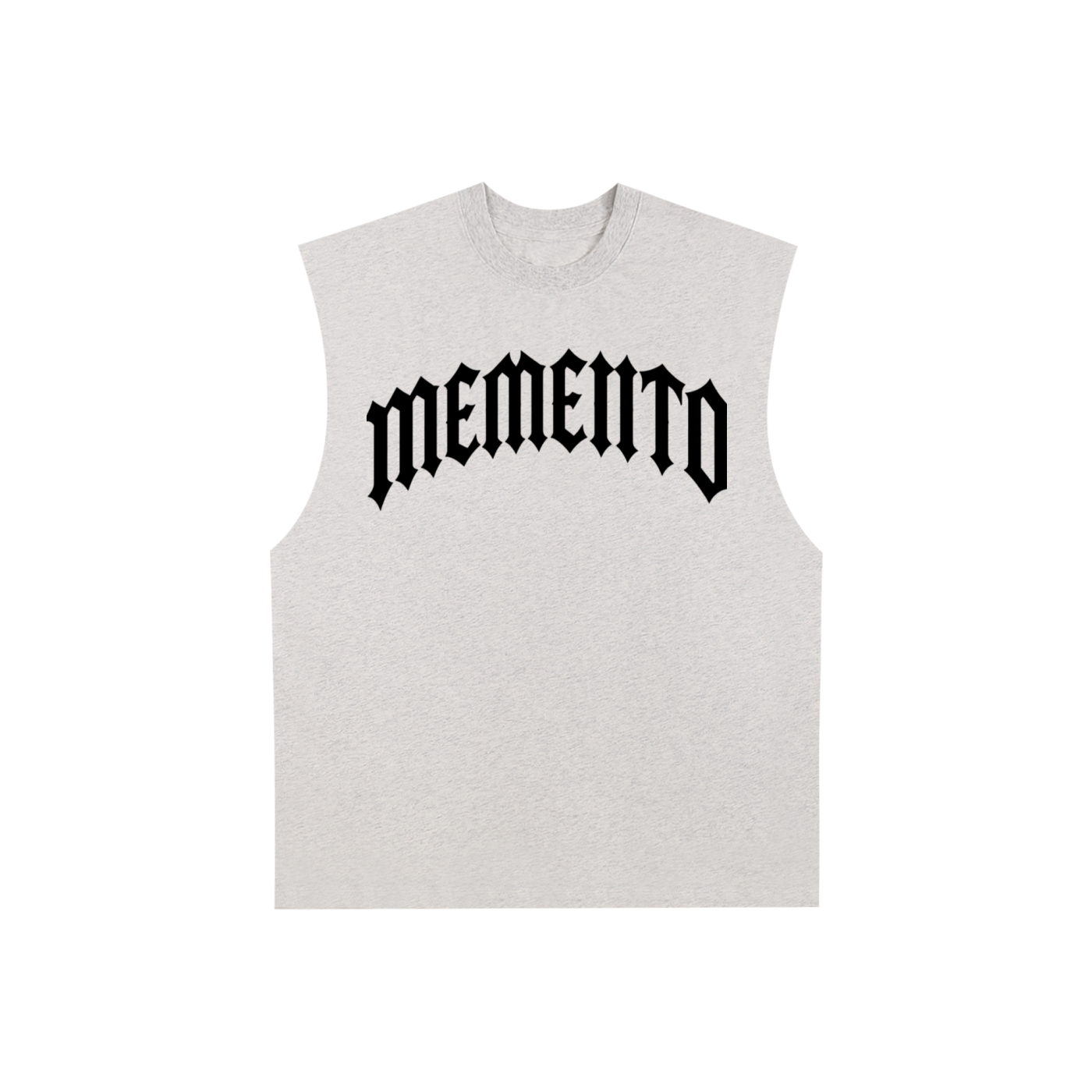 Memento Raw Edge Cotton Tank Top
