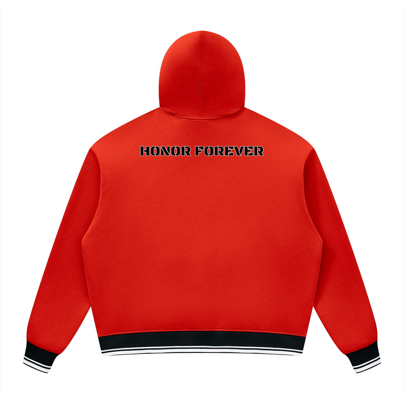 Prexy Unisex Oversized Color Block Fleece Hoodie
