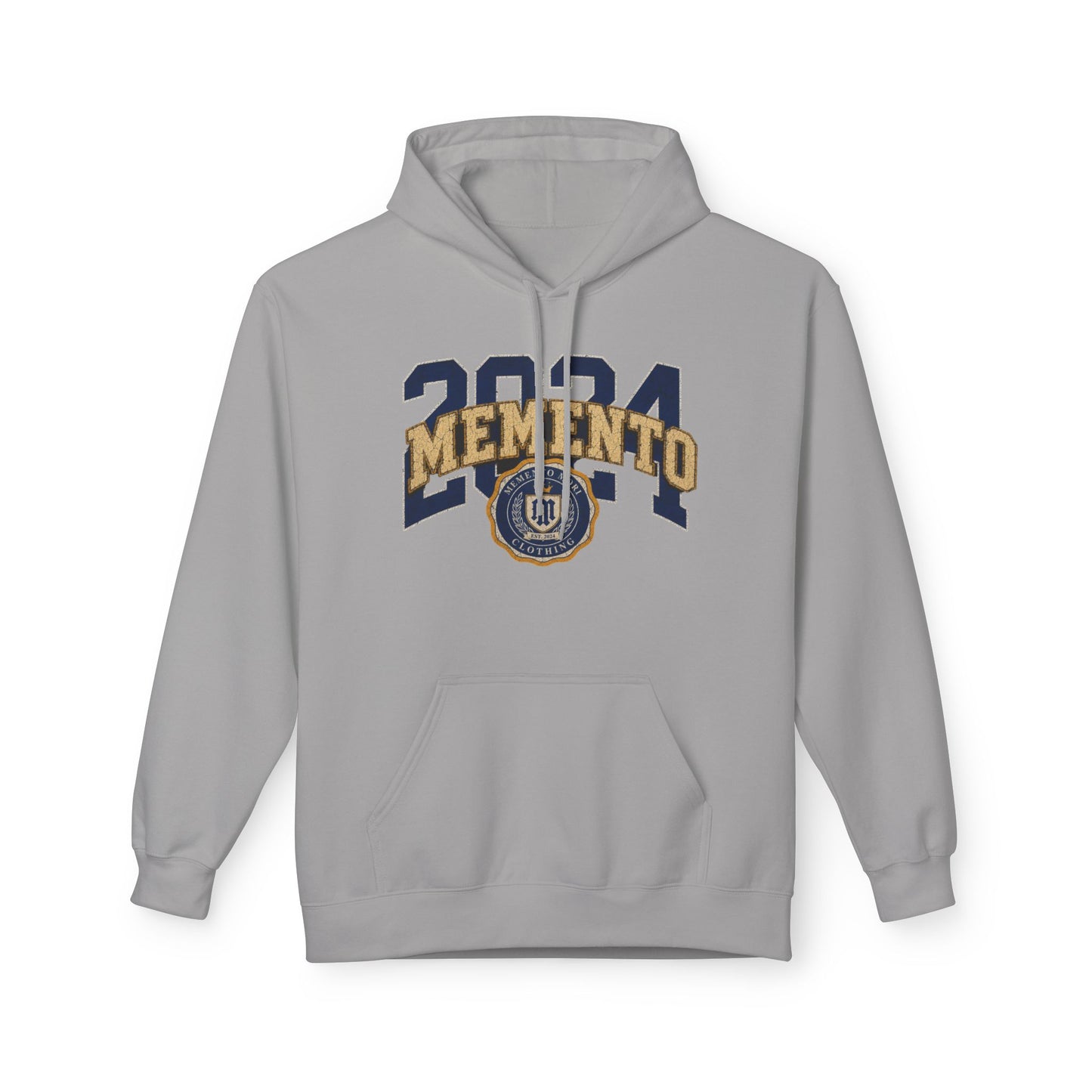 2024 Memento Hoodie — Retro Varsity Graduation Pullover