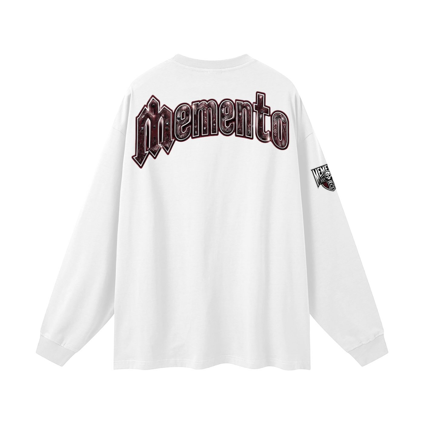 Oversized Unisex Long Sleeve T-Shirt - Memento Mori Clothing