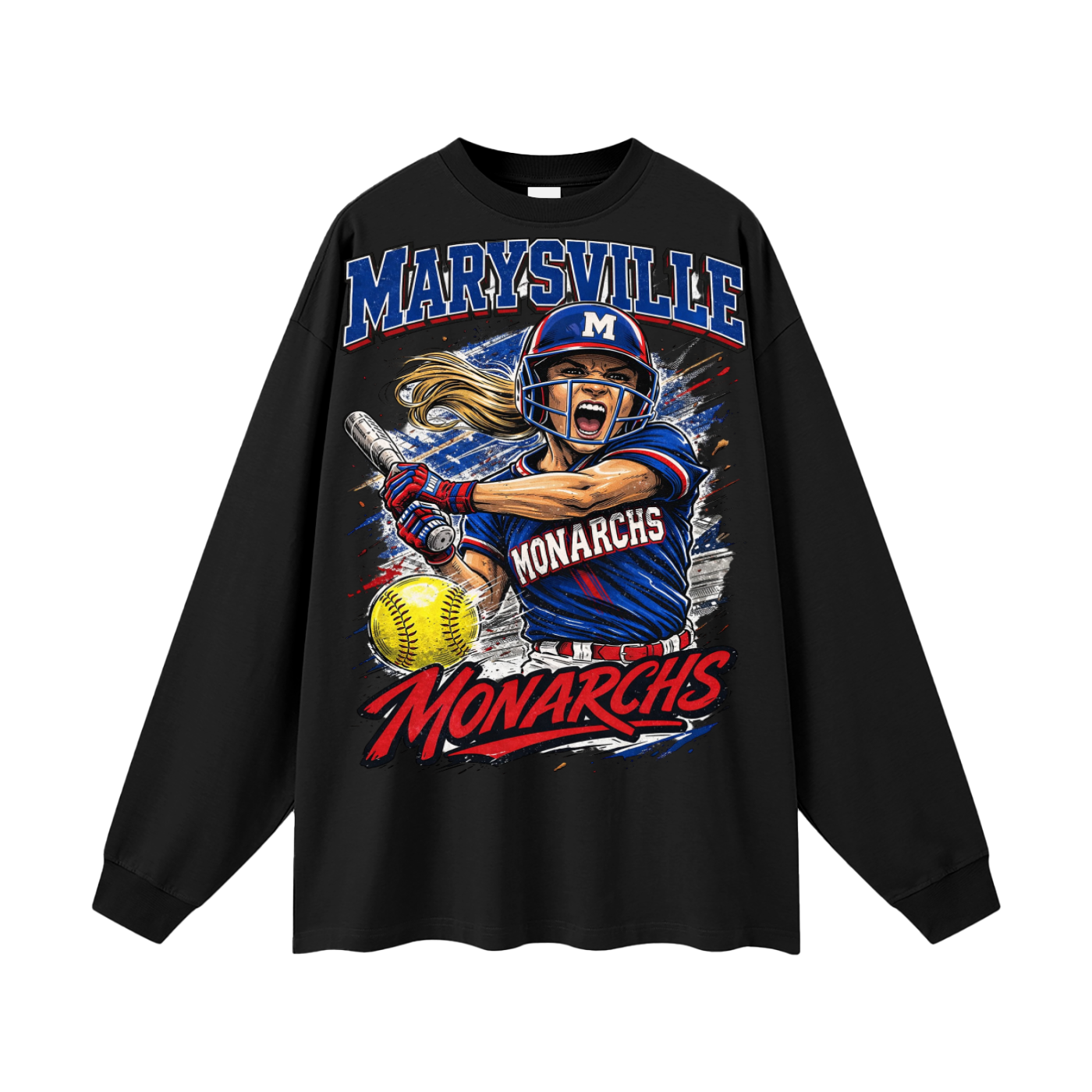 Ville 1 Oversized Unisex Long Sleeve T-Shirt - Memento Mori Clothing
