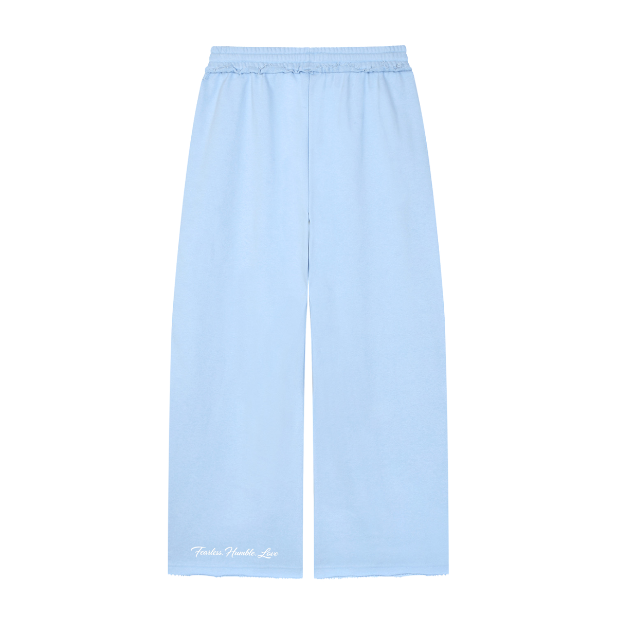 Women’s Wide Leg Raw Edge Sweatpants