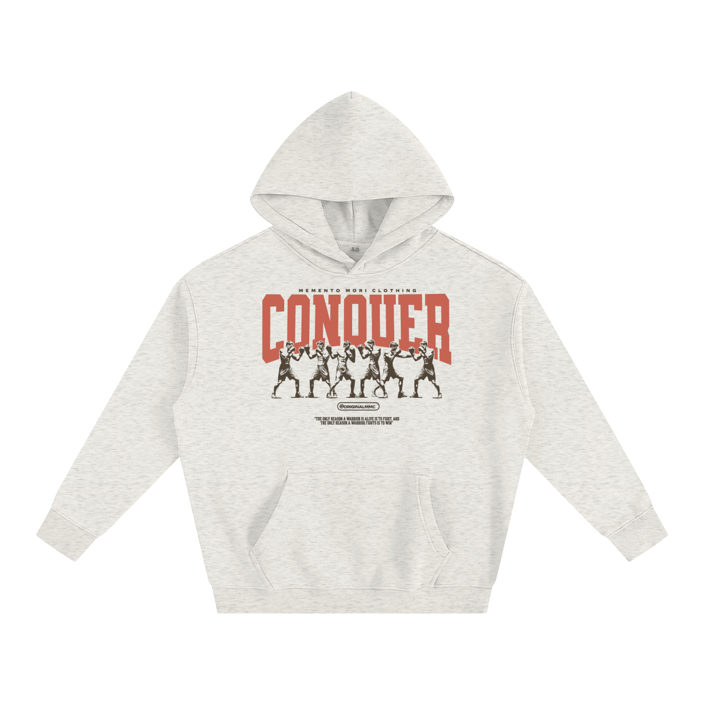 Conquer Fleeced Hoodie - Memento Mori Clothing