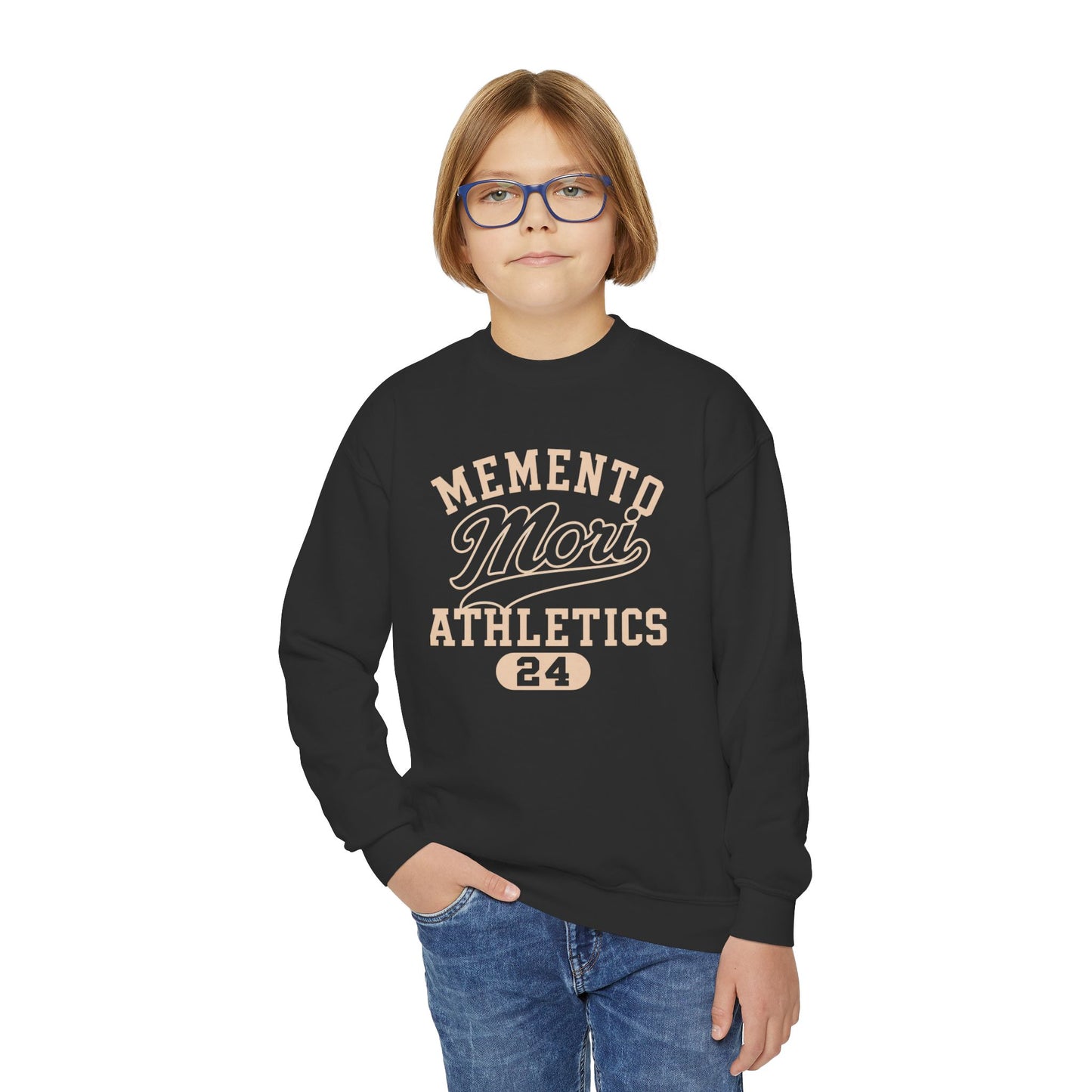 Memento Mori Athletics Youth Crewneck Sweatshirt