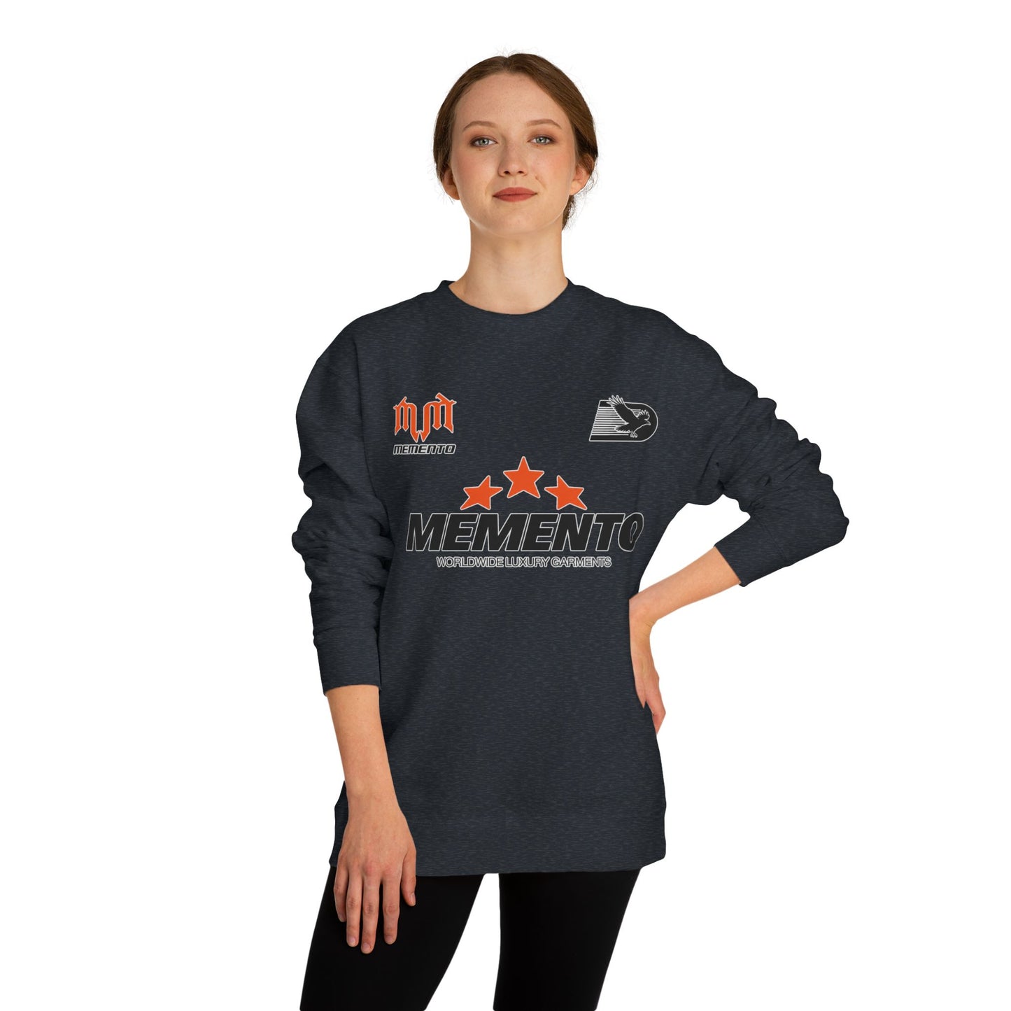 Memento Logo Crewneck Sweatshirt — Star Emblem
