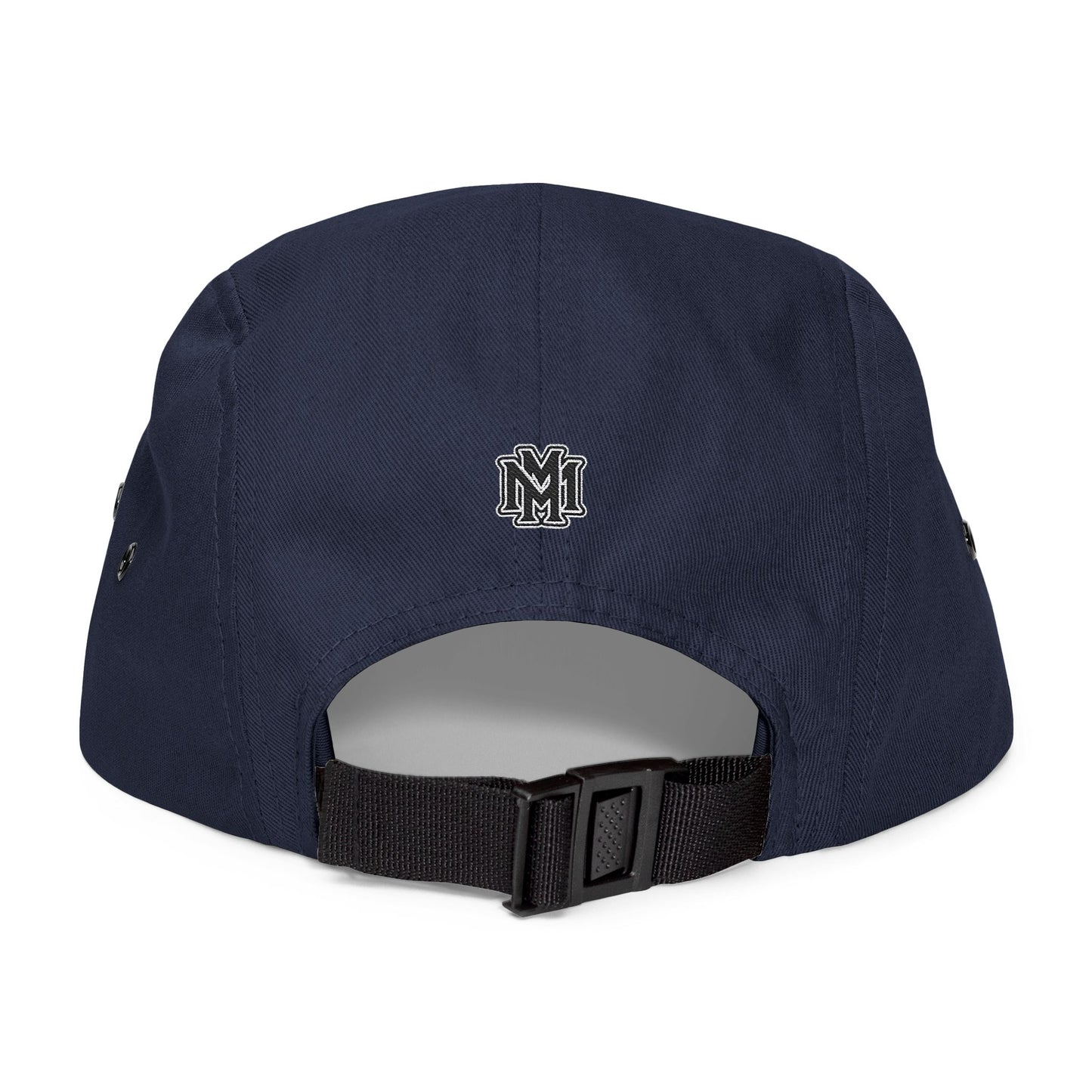 Embroidered 5 Panel Cap - Memento Logo Design - Memento Mori Clothing