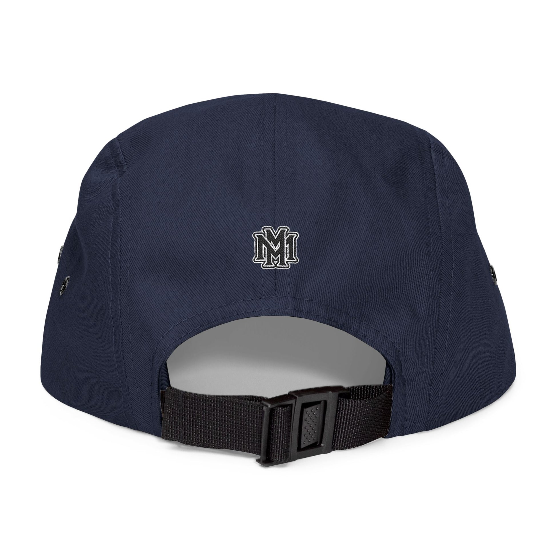 Embroidered 5 Panel Cap - Memento Logo Design - Memento Mori Clothing