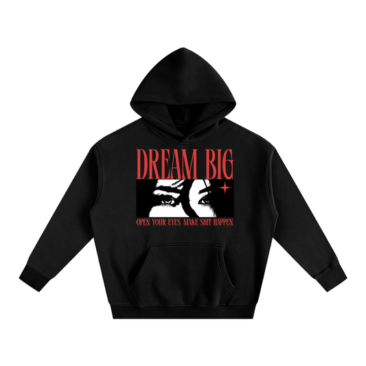 DREAM BIG Fleeced Hoodie - Memento Mori Clothing