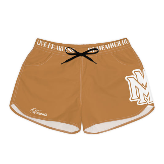 Women's Beige Casual Shorts - Memento Mori Clothing