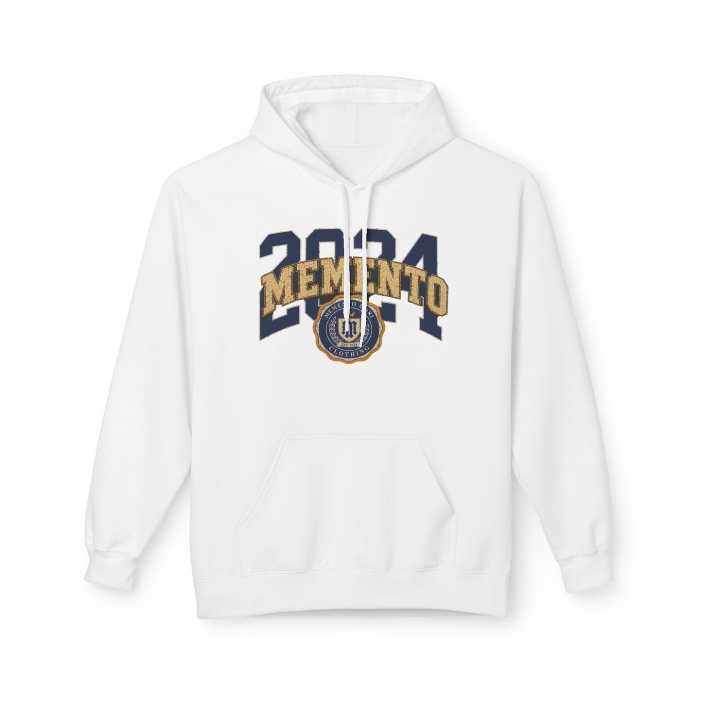 2024 Memento Hoodie — Retro Varsity Graduation Pullover