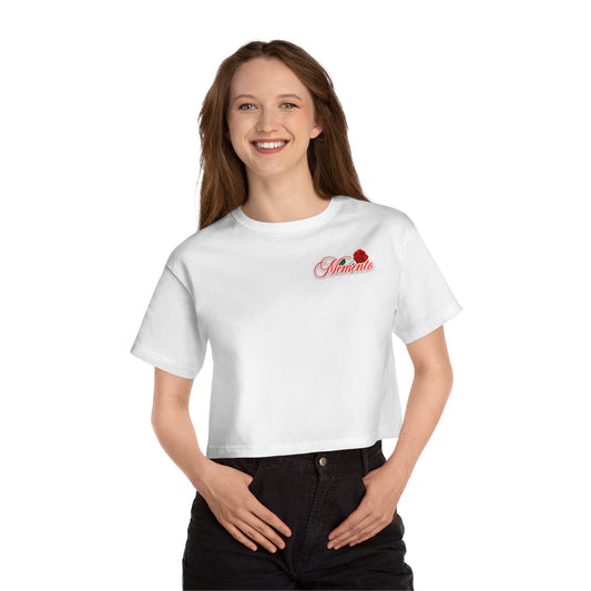 BYS Champion Women's Heritage Cropped T-Shirt - Memento Mori Clothing