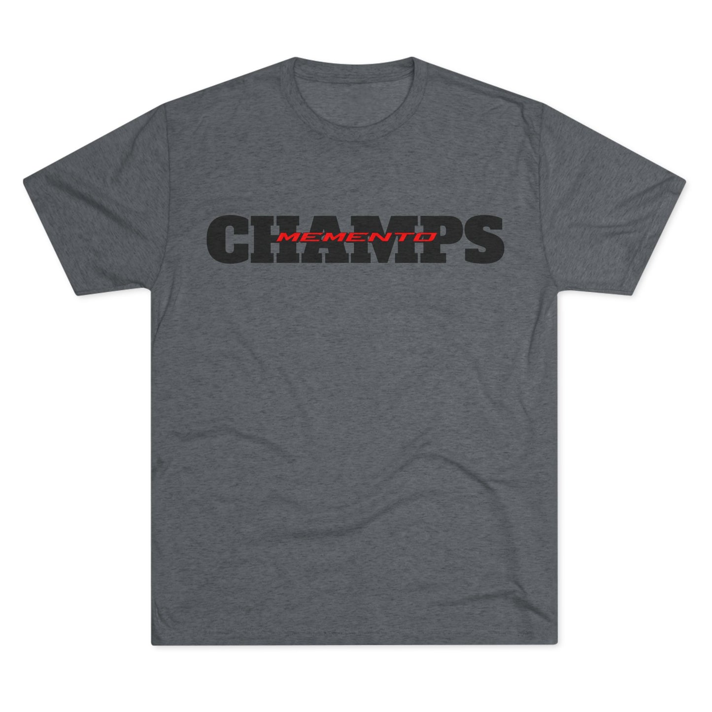 CHAMPS Unisex Tri-Blend Crew Tee - Memento Mori Clothing