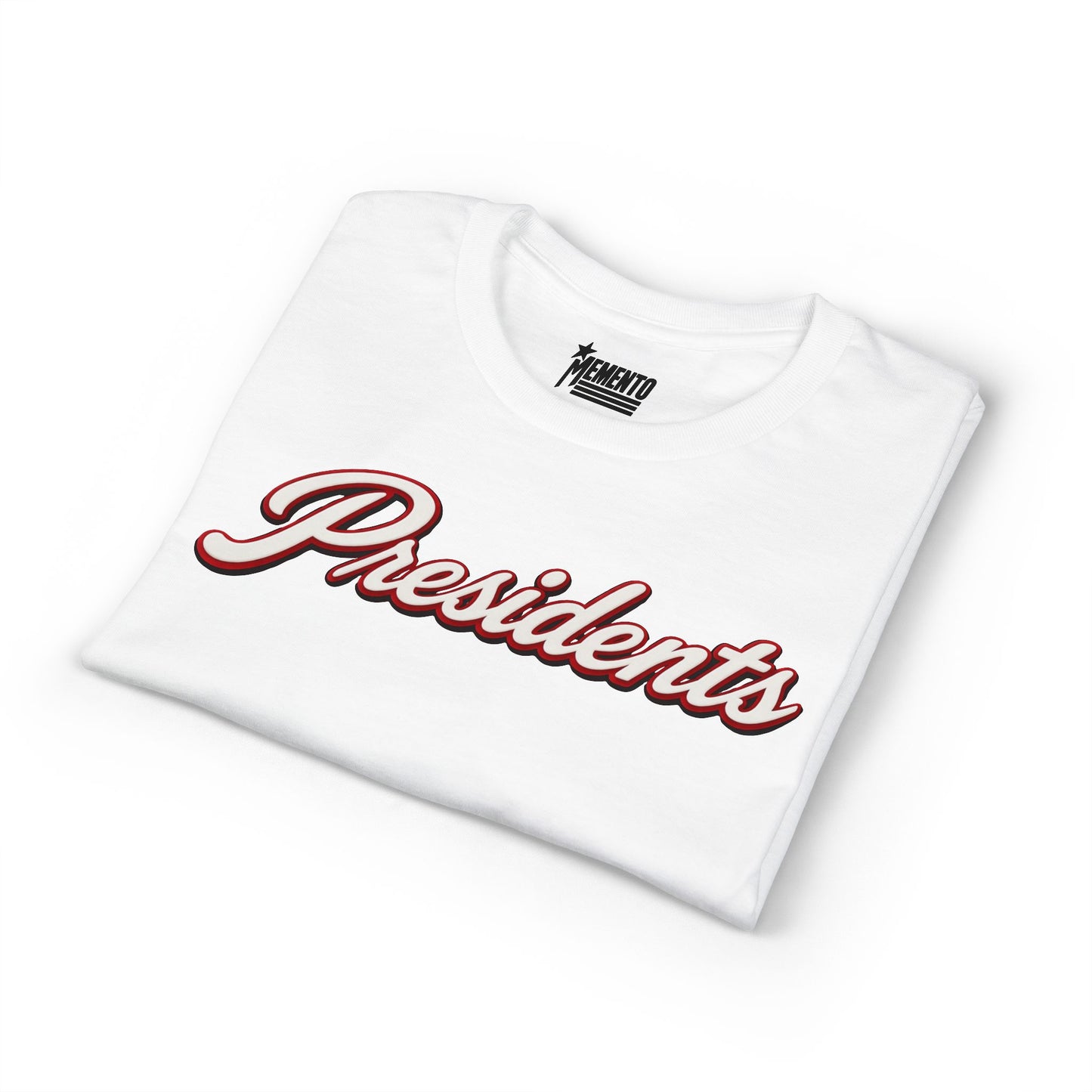 Presidents Script T-Shirt — Vintage Collegiate Tee with Eagle Crest