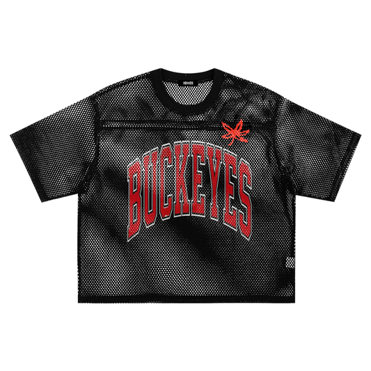OHIO See-through Boxy Net T-shirt