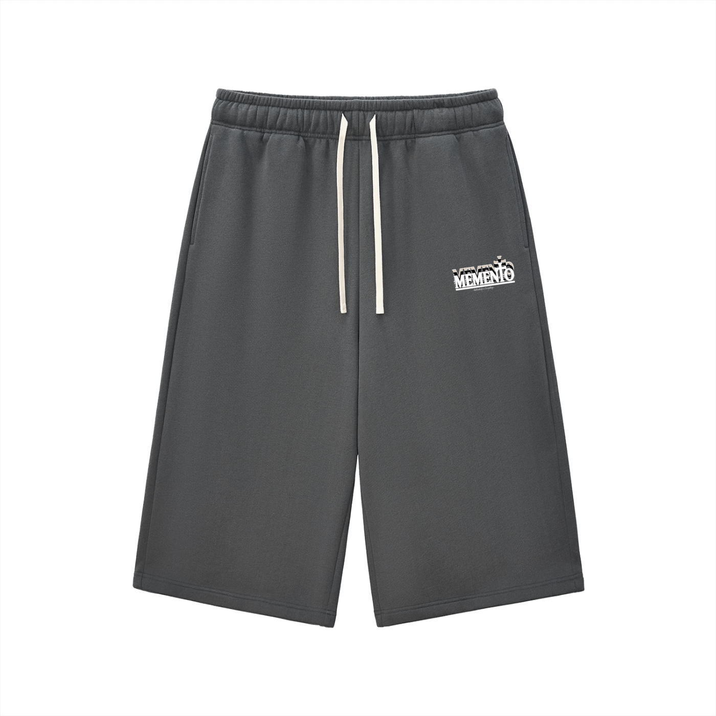 Relaxed Drawstring Three-quarter Sweatpants